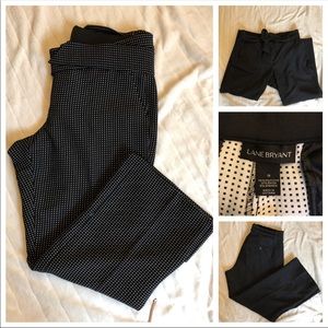 Lane Bryant dress pant NWOT black & white size 16